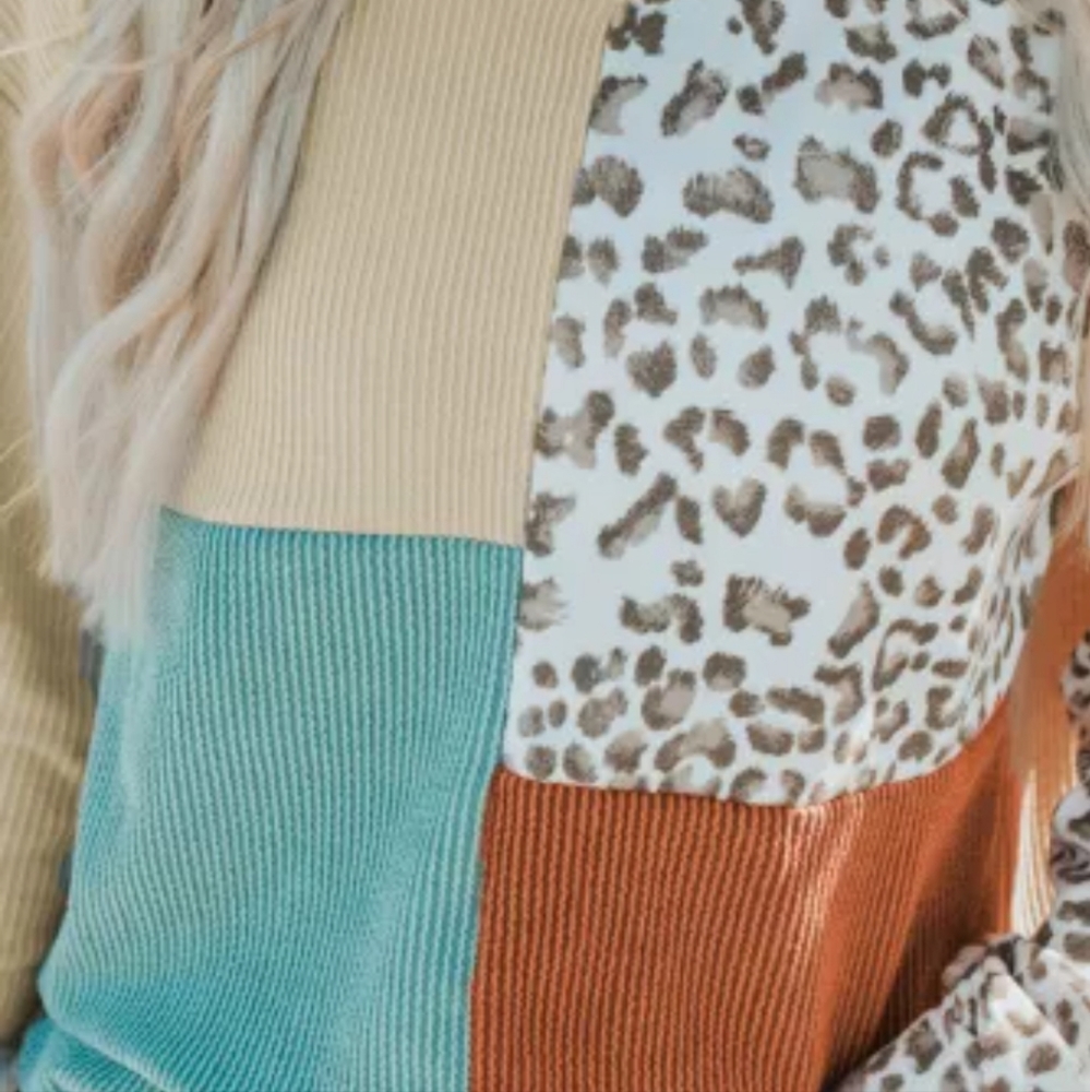 ❤️New patchwork color block top - Picture 6 of 11